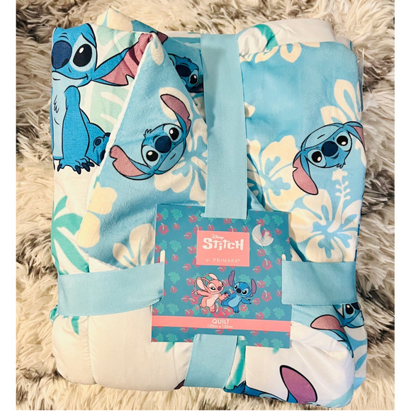 Disney Bedding Disney Lilo Stitch Stitch Quilt 47 X 59 Primark Exclusive Poshmark